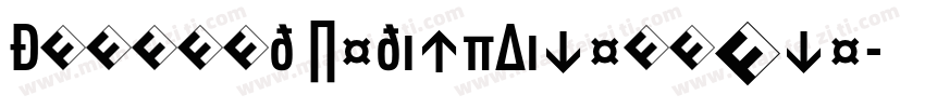 DINCond MediumAiternate字体转换